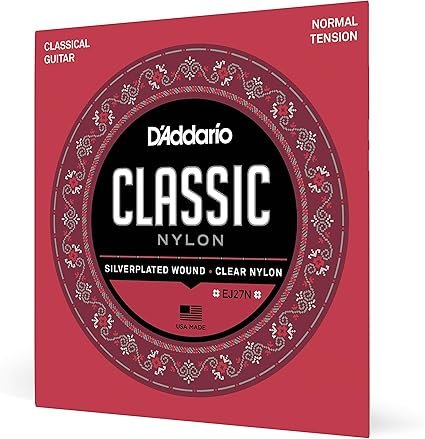D'Addario Cuerdas para Guitarra Española | EJ27N Juego de Cuerdas Clásica de Nylon - Imagen 2