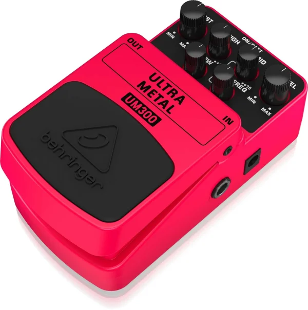 Behringer Pedal de guitarra Ultra Metal Distortion Effects, rosa, UM300 - Imagen 3