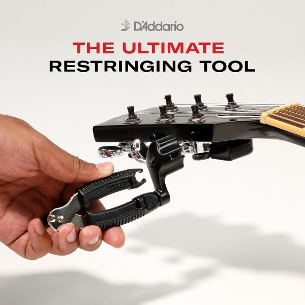 Planet Waves Devanador y cortador de cuerdas Pro-Winder, Blanco, DP0002W - Imagen 3